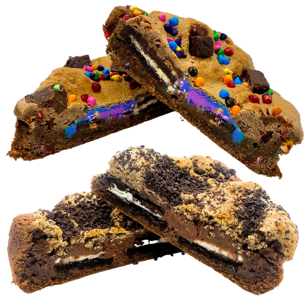 2 Pack Cookie Brownies